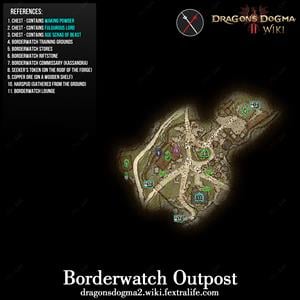 borderwatch outpost maps dragons dogma wiki guide 300px