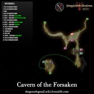 cavern of the forsaken maps dragons dogma wiki guide 300p