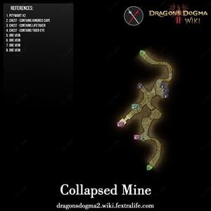 collapsed mine maps dragons dogma wiki guide 300px