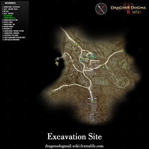 excavation site maps dragons dogma wiki guide 300px