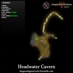 headwater cavern maps dragons dogma wiki guide 300px