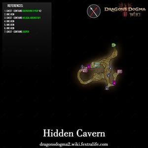 hidden cavern maps dragons dogma wiki guide 300px