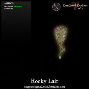 rocky lair maps dragons dogma wiki guide 300px