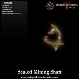 sealed mining shaft maps dragons dogma wiki guide 300px