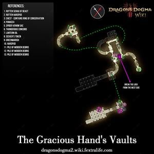the gracious hands vaults maps dragons dogma wiki guide 300px