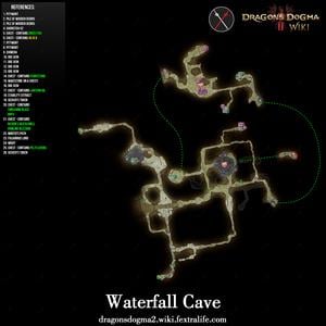 waterfall cave maps dragons dogma wiki guide 300px