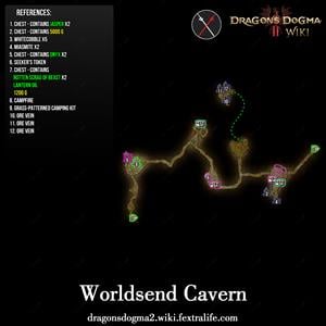 worldsend cavern maps dragons dogma wiki guide 300p